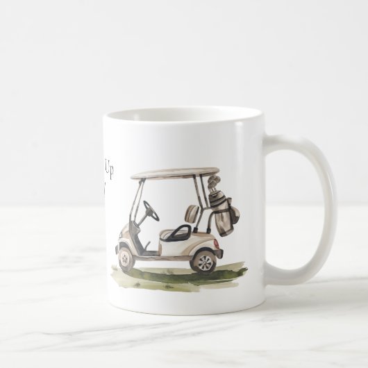 Golf Lover Putter Up Kaffeetasse (Rechts)