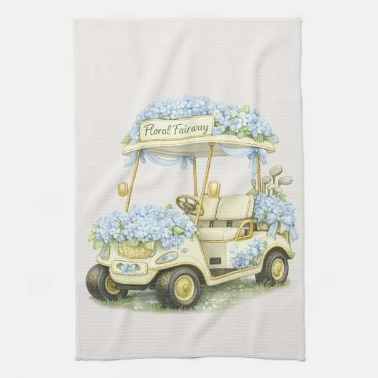 Golf Lover Tea Towel – Country Club Gift Geschirrtuch (Vertikal)