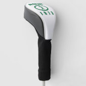 Golf Lover's 50. Geburtstag 1973 Golf Headcover (angewinkelt)