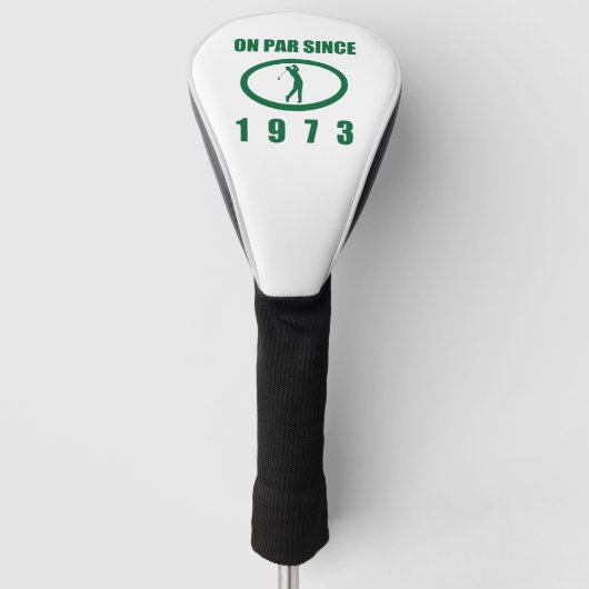 Golf Lover's 50. Geburtstag 1973 Headcover (Vorderseite)