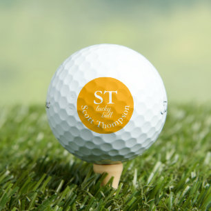 Golf Lucky Ball mit seinem Namen