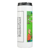 Golf Lucky Trick Shot Cartoon - Funny Thermosbecher (Rückseite)