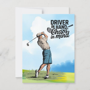 Golf lustige Sprüche Zitate für Golfer Gruß Postkarte