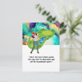 Golf lustiges Sprichwort Angebot für Golfer Gruß Postkarte (Stehend Vorderseite)