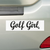 Golf-Mädchen-Skript Autoaufkleber (Auf Auto)