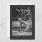 Golf Magazine Birthday Einladung, Spaß Golf Einlad Einladung (Rückseite)