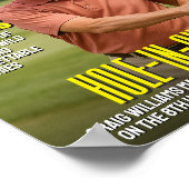 Golf Magazine Cover, Fun Golf Geschenk für Loch in Poster (Ecke)