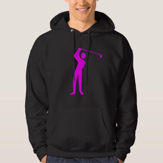 Golf - Magenta Hoodie (Vorderseite)