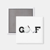 Golf Magnet (Vorderseite/Rückseite)