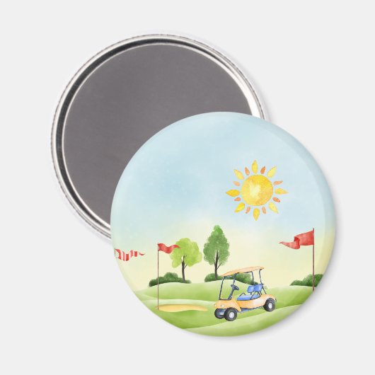 Golf Magnet (Vorderseite/Rückseite)