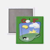 Golf Magnet (Vorderseite/Rückseite)