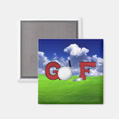 Golf Magnet (Vorderseite/Rückseite)