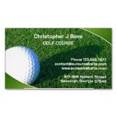 Golf Magnetische Visitenkarte (Vorderseite)