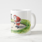 Golf Mai der Platz bei Ihnen sein für Weihnachten  Jumbo-Tasse (Vorderseite Rechts)