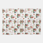 Golf Mai der Platz mit Ihnen Weihnachten Weihnacht Geschirrtuch (Horizontal)