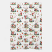 Golf Mai der Platz mit Ihnen Weihnachten Weihnacht Geschirrtuch (Vertikal)