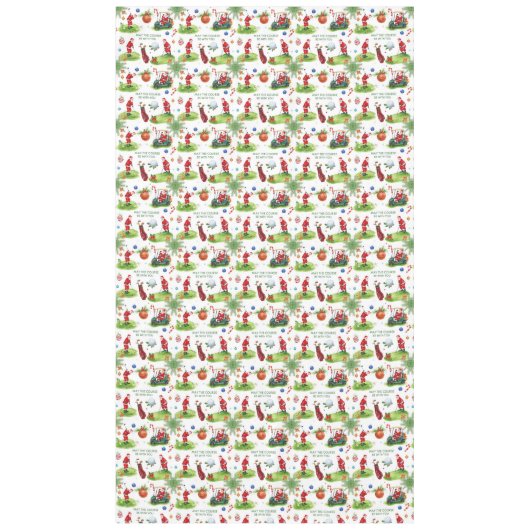 Golf Mai der Platz mit Ihnen Weihnachten Weihnacht Tischdecke (Vorderseite)