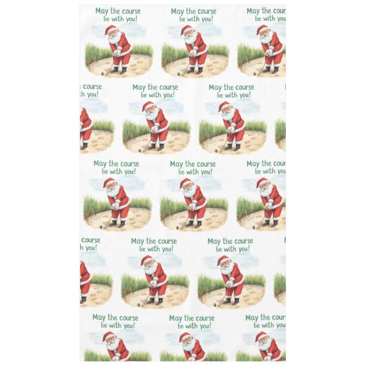 Golf Mai der Platz mit Ihnen Weihnachten Weihnacht Tischdecke (Vorderseite)