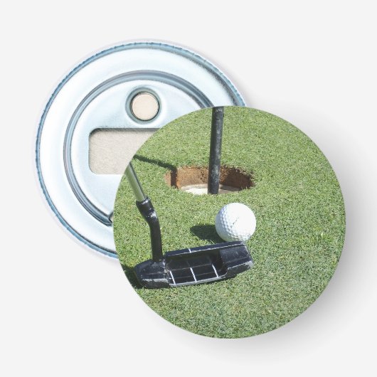 Golf Making Par, Magnetic Flasche Opener. Flaschenöffner (Vorderseite)