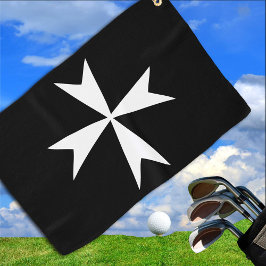 Golf Malta Flag & Maltese Cross sports / St. Johns Golfhandtuch