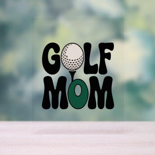 Golf-Mama Acrylschild (Neutral)