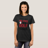 Golf Mama Golf Player Mama einer Golfer Mutter T-Shirt (Vorne ganz)
