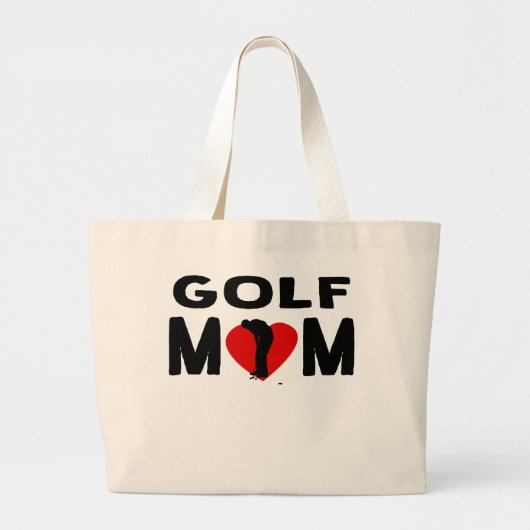 Golf-Mama Jumbo Stoffbeutel (Vorne)