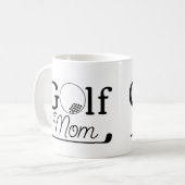 Golf-Mama Kaffeetasse (Vorderseite Links)