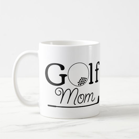 Golf-Mama Kaffeetasse (Links)