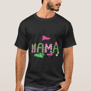 Golf Mama Pink Hole in One Golf 1. Geburtstag Mädc T-Shirt