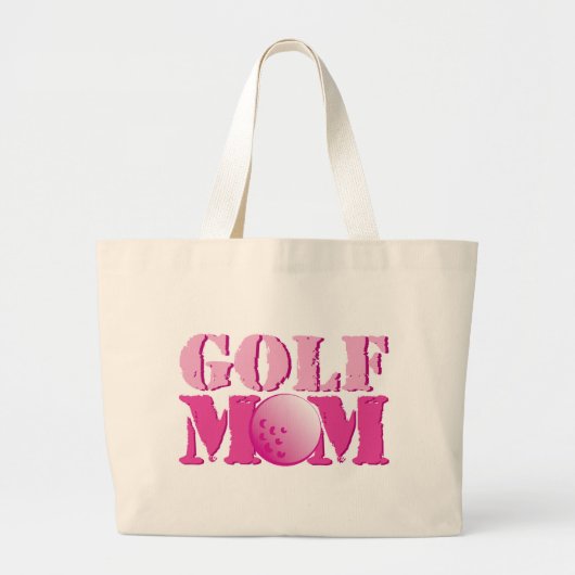 Golf-Mama-Rosa Jumbo Stoffbeutel (Vorne)