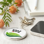 Golf Mama Schlüsselanhänger (Seite)