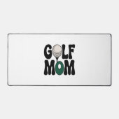 Golf-Mama Schreibtischunterlage (Vorderseite)