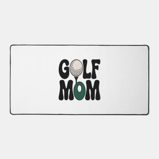 Golf-Mama Schreibtischunterlage (Vorderseite)