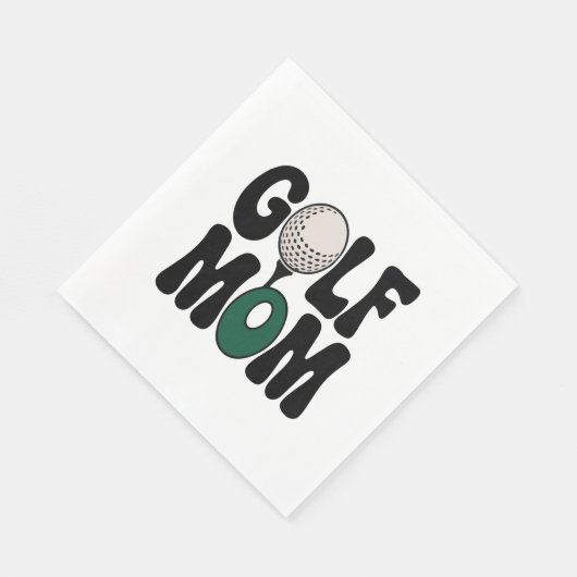 Golf-Mama Serviette (Ecke)