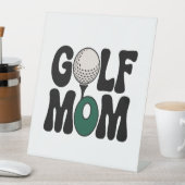 Golf-Mama Sockelschild (In Situ)