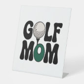 Golf-Mama Sockelschild (Vorderseite)