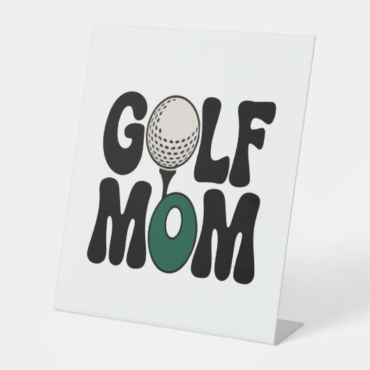 Golf-Mama Sockelschild (Vorderseite)
