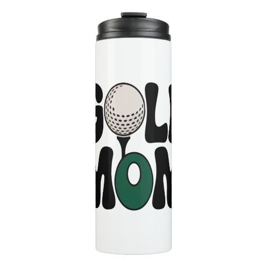 Golf-Mama Thermosbecher (Vorderseite)
