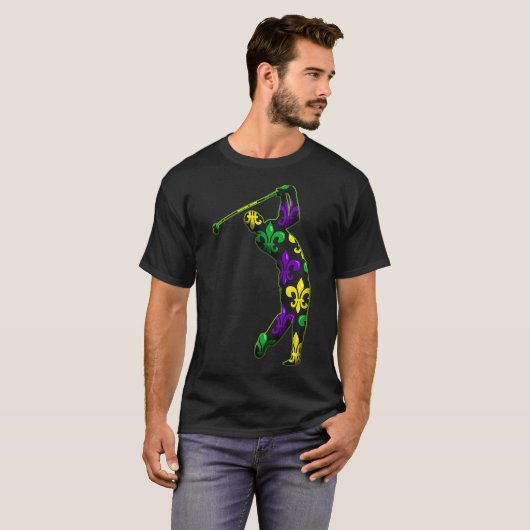 Golf Mardi Gras T-Shirt (Vorne ganz)