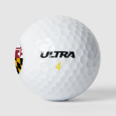 Golf Maryland & Maryland Flag / Golf Ball (Logo)