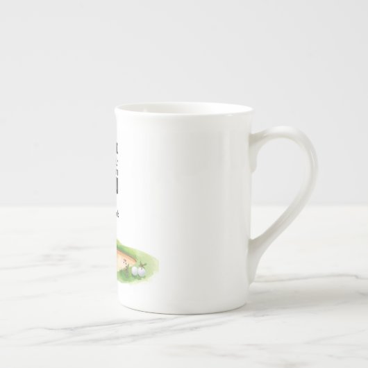 Golf May the course be with you from Golfer Name Porzellantasse (Rechts)