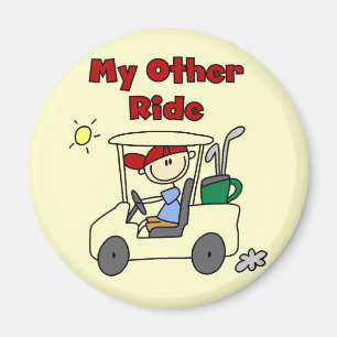 Golf Mein Anderes Fahrzeug Magnet