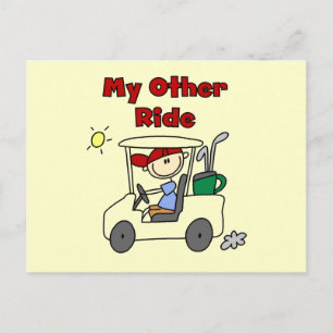 Golf Mein Anderes Fahrzeug Postkarte