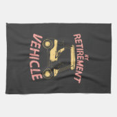 Golf - Mein Ruhestand Geschirrtuch (Horizontal)