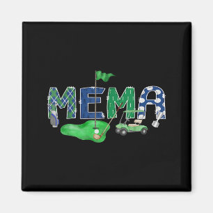 Golf-Meme Hole-in-One Golf 1. Geburtstag Jungen-Pa Magnet