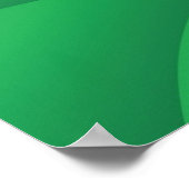 Golf Mens Womens Personalisierter Name Kunstgewerb Poster (Ecke)