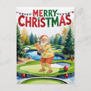 Golf Merry Christmas Weihnachten Golf auf Kurs