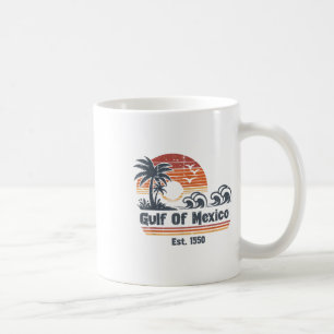 Golf Mexico Est 1550 Beach Waves Retro Men Boys Ki Kaffeetasse
