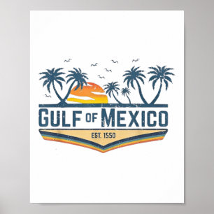 Golf Mexico-Shirt Golf von uns Amerika 2025 Flagge Poster